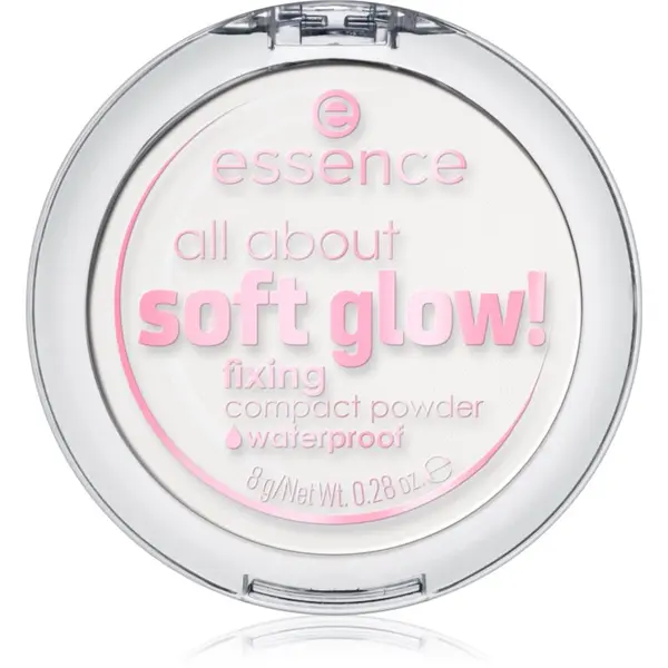 essence essence All About Soft Glow! transparentni fiksacijski puder za osvetlitev kože 8 g