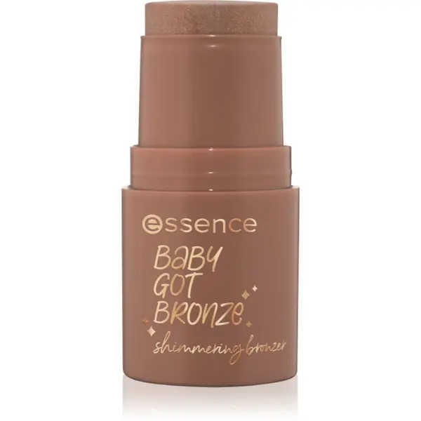 essence essence baby got bronze posvetlitveni bronzer z bleščicami odtenek 20 Holiday Glow 5.5 g