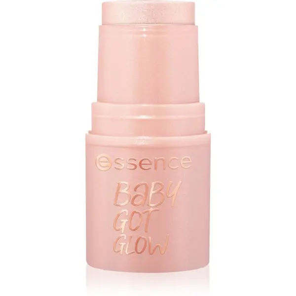 essence essence BABY GOT GLOW paličica za osvetljevanje za bleščeč sijaj odtenek 20 Rosy Glaze 5.5 g