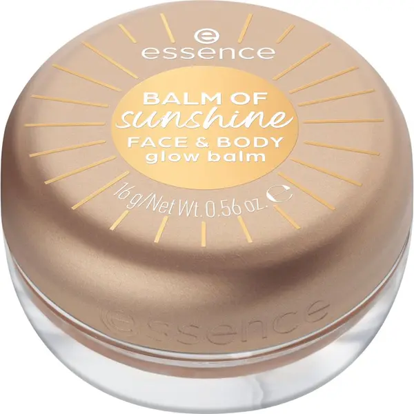 essence essence BALM OF sunshine osvetljevalni balzam za obraz in telo odtenek 20 Séduction du Soleil 16 g