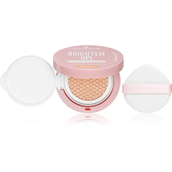 essence essence BRIGHTEN UP! Cushion Foundation tekoči puder v gobici odtenek 12 Creme 12 g