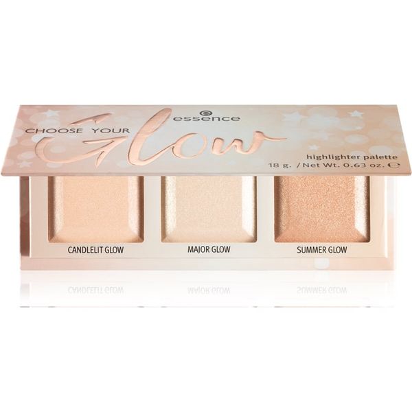 Essence Essence Choose Your Glow paleta osvetljevalcev 18 g