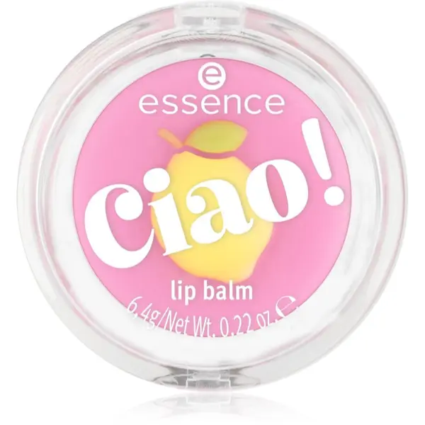 essence essence Ciao! balzam za ustnice odtenek 01 Lemonissima 6.4 g