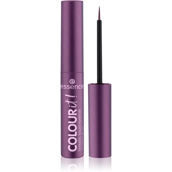 essence essence COLOUR it! kovinsko črtalo za oči odtenek 02 Dark Cherry 3 ml