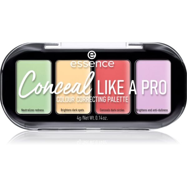 Essence Essence CONCEAL like a PRO paleta korektorjev 4 g