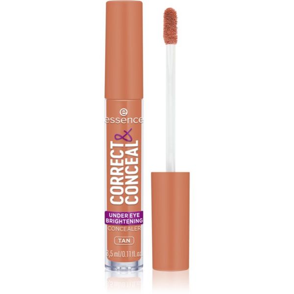 essence essence CORRECT & CONCEAL korektor in osvetljevalec proti podočnjakom odtenek 30 Tan 3 ml