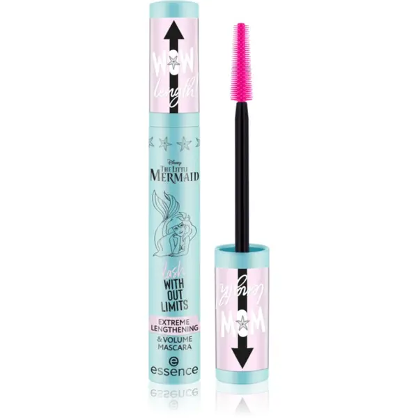 essence essence Disney The Little Mermaid maskara za volumen in podaljšanje trepalnic odtenek 01 I Sea You 13 ml