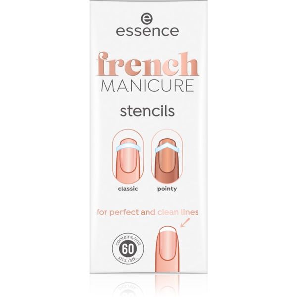 Essence Essence French MANICURE predloge za francosko manikiro 60 kos