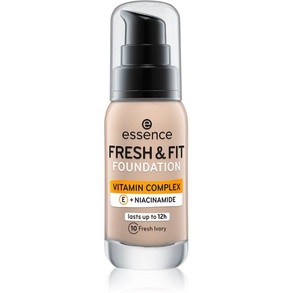 Essence Essence Fresh & Fit tekoči puder odtenek 10 Fresh Ivory 30 ml