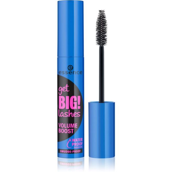 Essence Essence Get BIG! Lashes vodoodporna maskara za volumen odtenek 01 Black 12 ml