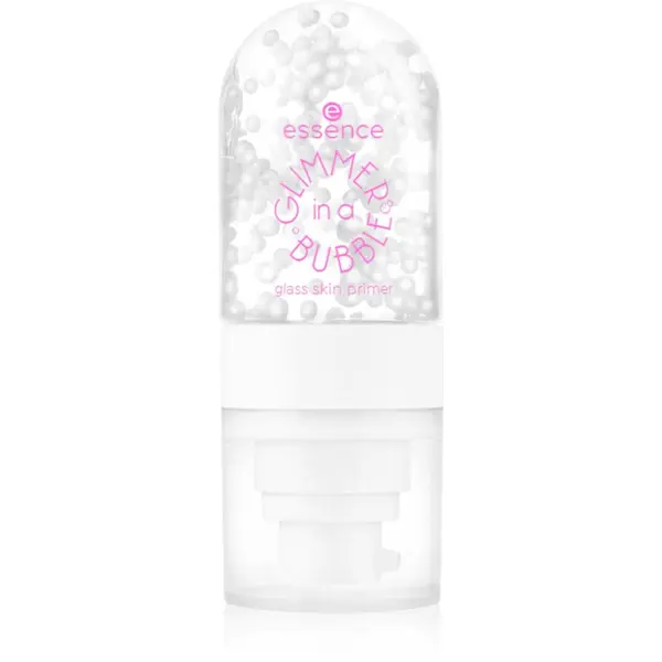 essence essence GLIMMER IN A BUBBLE tekoča podlaga za sijoč videz odtenek 01 Bubble Glaze 35 ml