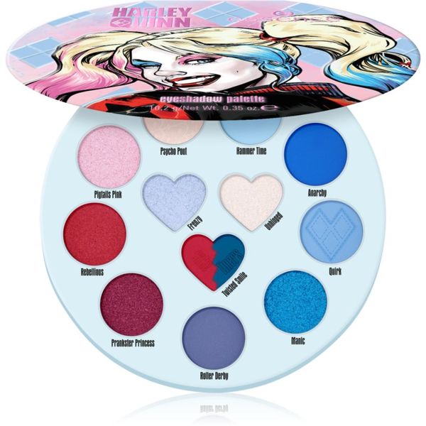 Essence essence Harley Quinn paleta senčil za oči odtenek 02 Mad Love 10,2 g