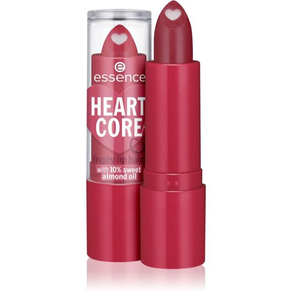 Essence Essence HEART CORE balzam za ustnice odtenek 01 Cherry 3 g