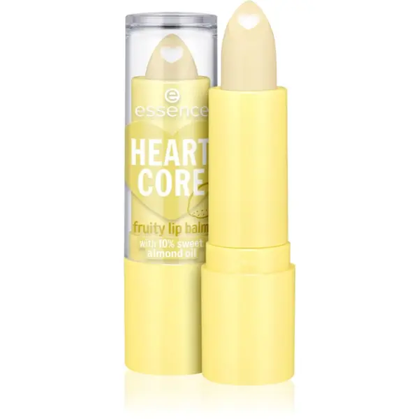 essence essence HEART CORE balzam za ustnice odtenek 04 Lemon 3 g