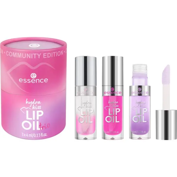 essence essence Hydra Kiss Lip Oil Trio set za ustnice