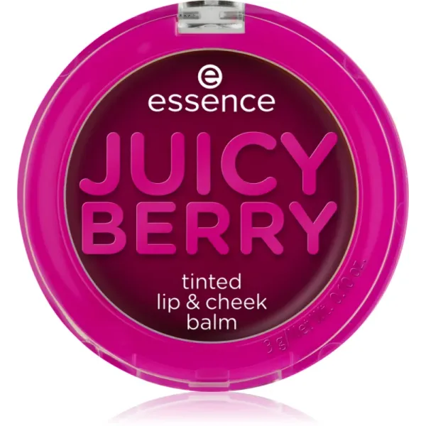essence essence Juicy Berry Tinted tekoče rdečilo in sijaj za ustnice 3 g