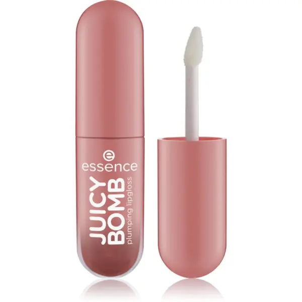 essence essence Juicy Bomb sijaj za ustnice z učinkom povečanja odtenek 04 Blossom Peach 2.6 ml