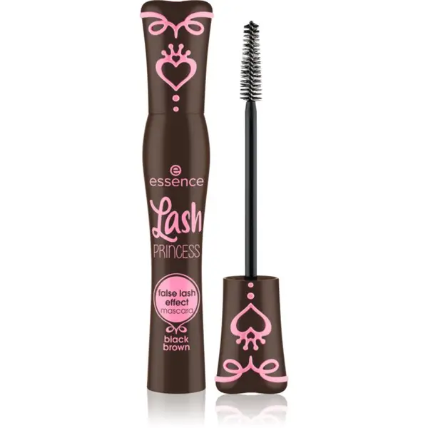 essence essence Lash PRINCESS maskara z učinkom umetnih trepalnic odtenek Black Brown 12 ml
