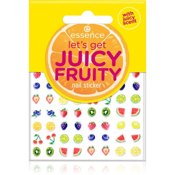 essence essence let's get JUICY FRUITY nalepke za nohte 56 kos