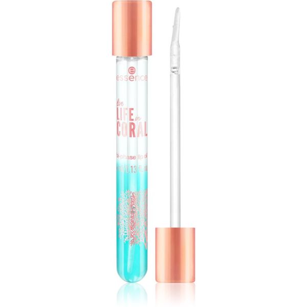 essence essence LIFE in CORAL olje za ustnice odtenek 01 Cute, Cuter, Corals! 4 ml