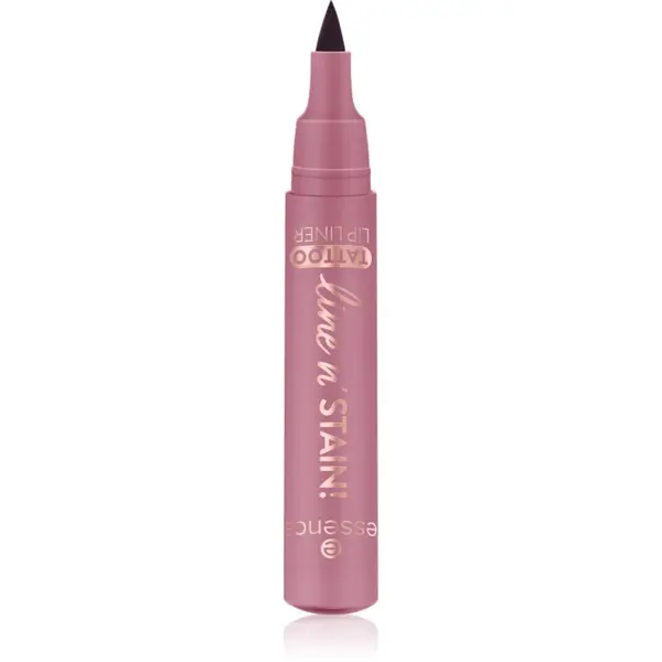 essence essence line n' STAIN! črtalo za ustnice odtenek 01 Everyone's Nude-Pink 2.5 ml