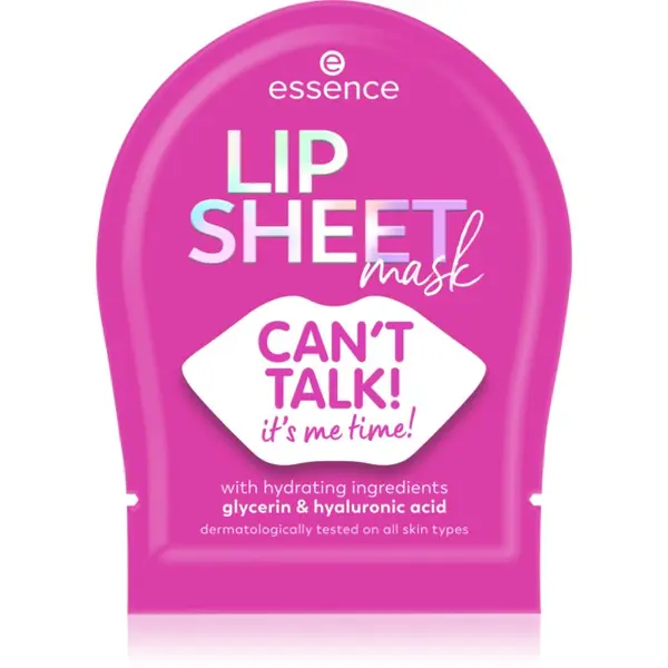 essence essence LIP SHEET maska iz platna za ustnice 01 CAN`T TALK! 1 kos