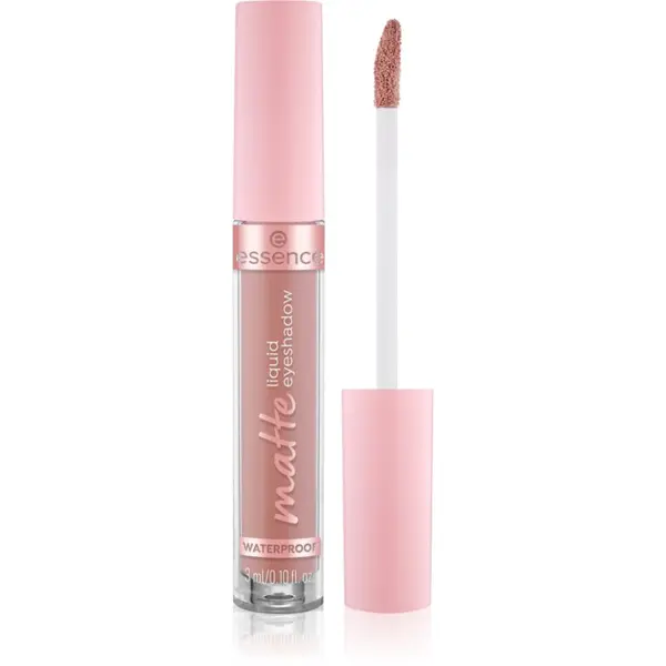 essence essence Matte tekoče senčilo za oči odtenek 01 Bare Bliss 3 ml