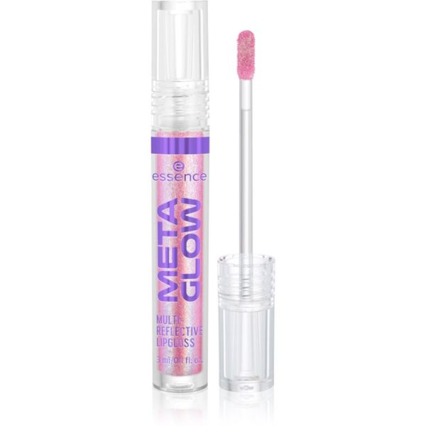 Essence Essence META GLOW MULTI-REFLECTIVE sijaj za ustnice s holografskim učinkom odtenek 03 Pink Vision 3 ml