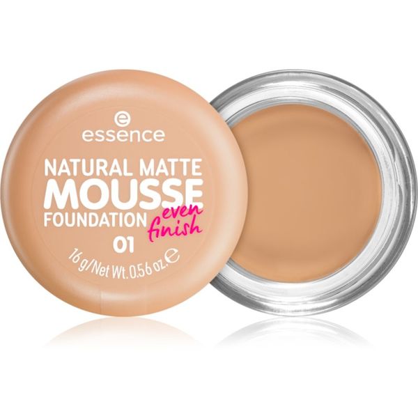 Essence Essence NATURAL MATTE MOUSSE penasti tekoči puder odtenek 01 16 g