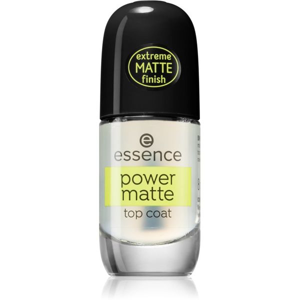 Essence Essence Power Matte gel nadlak za mat videz 8 ml