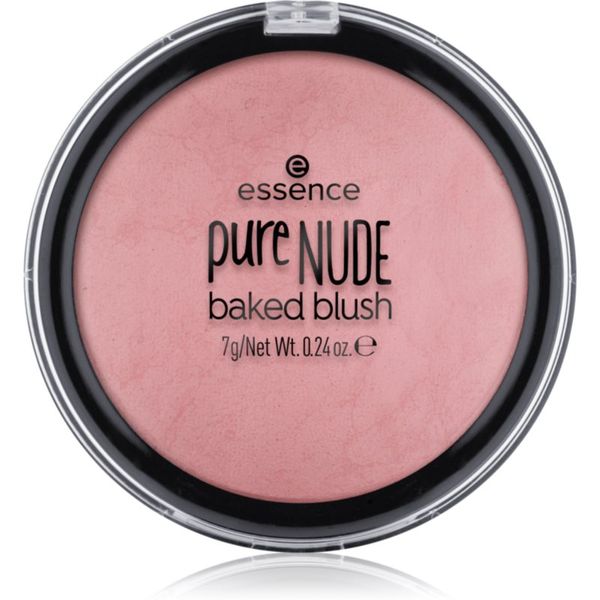 Essence Essence pure NUDE baked pudrasto rdečilo odtenek 02 - Pink Flush 7 g