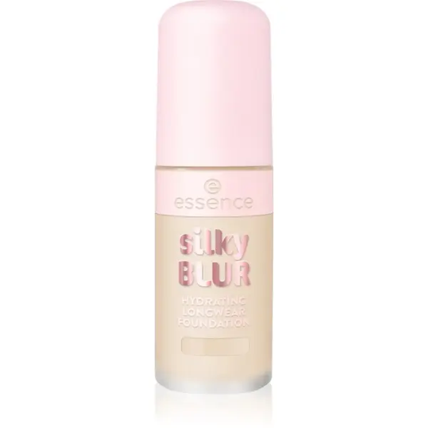 essence essence silky BLUR naravno prekrivni vlažilni tekoči puder za mat videz odtenek 100 30 ml