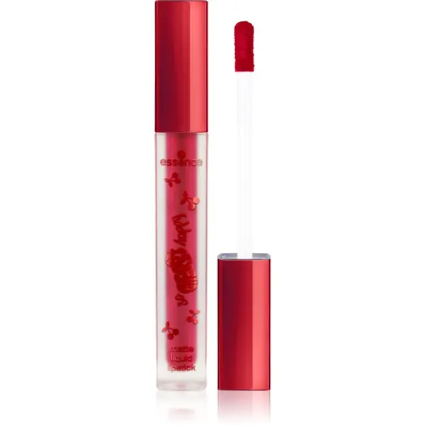 essence essence SO CHERRY happy mat tekoča šminka odtenek 01 Cherry Kisses 4 ml