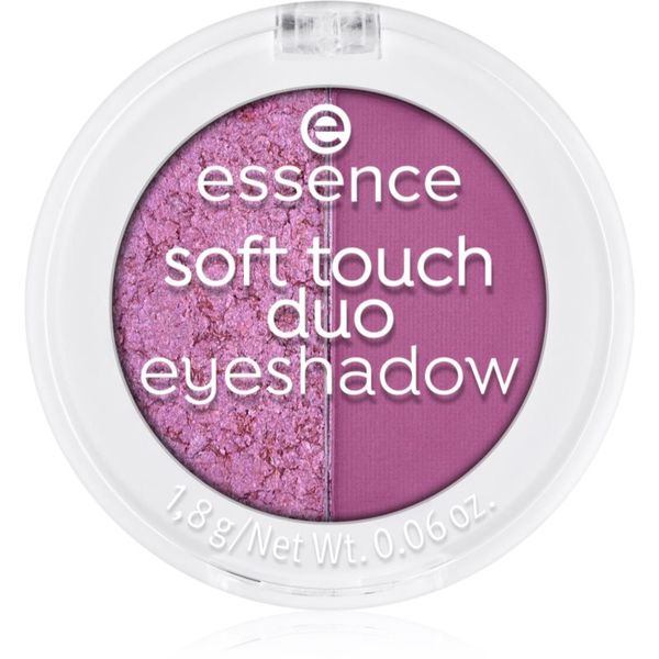 essence essence Soft Touch Duo senčila za oči odtenek 02 Berry Crush 1 g