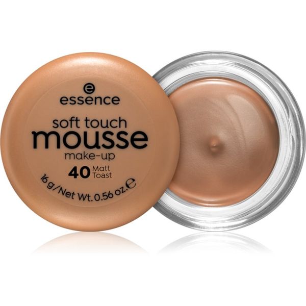 Essence Essence Soft Touch matirajoči penasti make-up odtenek 40 Matt Toast 16 g