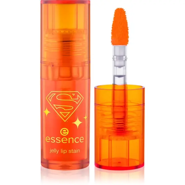 essence essence Superman barva za ustnice z gelasto teksturo odtenek Pow! 4 g