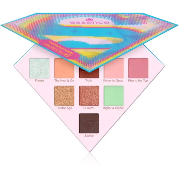 essence essence Superman paleta senčil za oči odtenek 02 Join the league 7 g