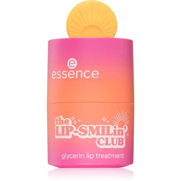 essence essence the LIP-SMILIN' CLUB balzam za ustnice z glicerinom odtenek 01 Sunshine Mood: On! 12 g