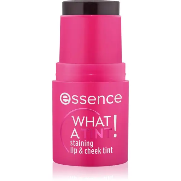 essence essence WHAT A TINT! večnamensko ličilo za ustnice in lica odtenek 10 Raspberry Vibes 5 g