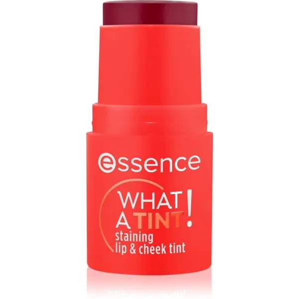 essence essence WHAT A TINT! večnamensko ličilo za ustnice in lica odtenek 20 Grapefruit Bliss 5 g