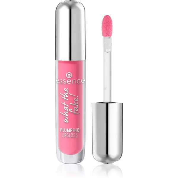 essence essence WHAT THE FAKE! sijaj za ustnice za večji volumen odtenek 102 Pink About It 4 ml