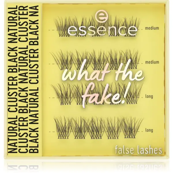 essence essence WHAT THE FAKE! umetne trepalnice 06 Natural Cluster Block 1 kos