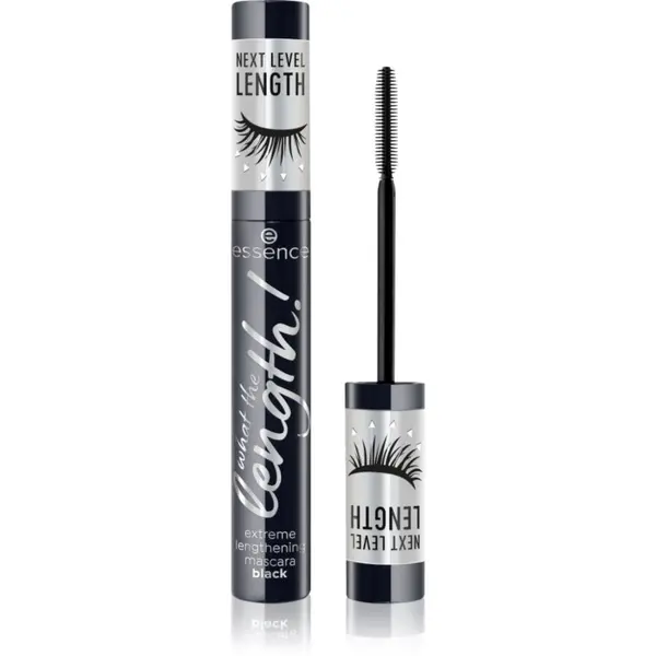 essence essence What The Length! maskara za podaljšanje odtenek 01 Black 10 ml