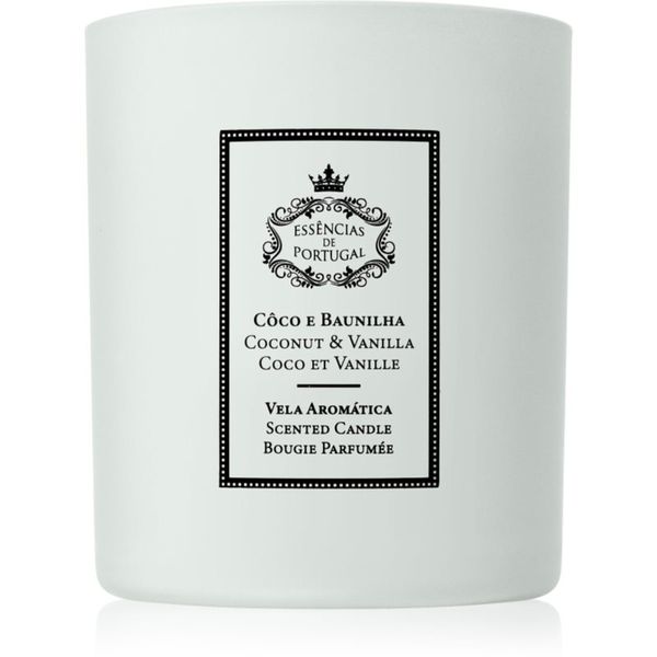 Essencias de Portugal + Saudade Essencias de Portugal + Saudade Natura Coconut & Vanilla dišeča sveča 180 g