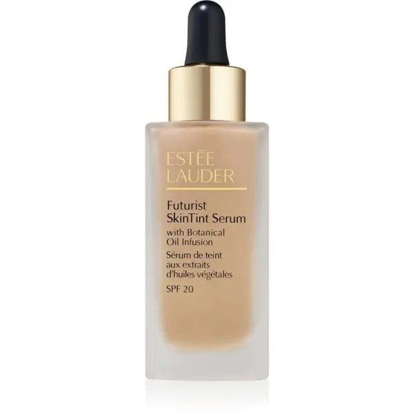 Estée Lauder Estée Lauder Futurist SkinTint Serum Foundation With Botanical Oil Infusion SPF 20 negovalni tekoči puder SPF 20 odtenek 2C0 Cool Vanilla 30 ml