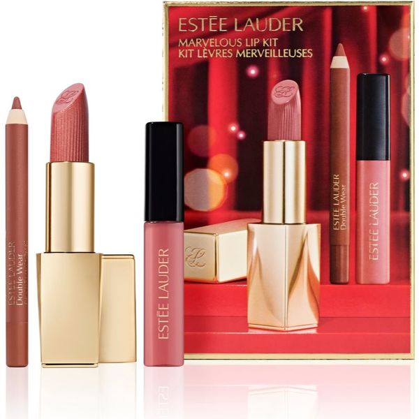 Estée Lauder Estée Lauder Holiday Marvelous Lip Kit darilni set (za ustnice)