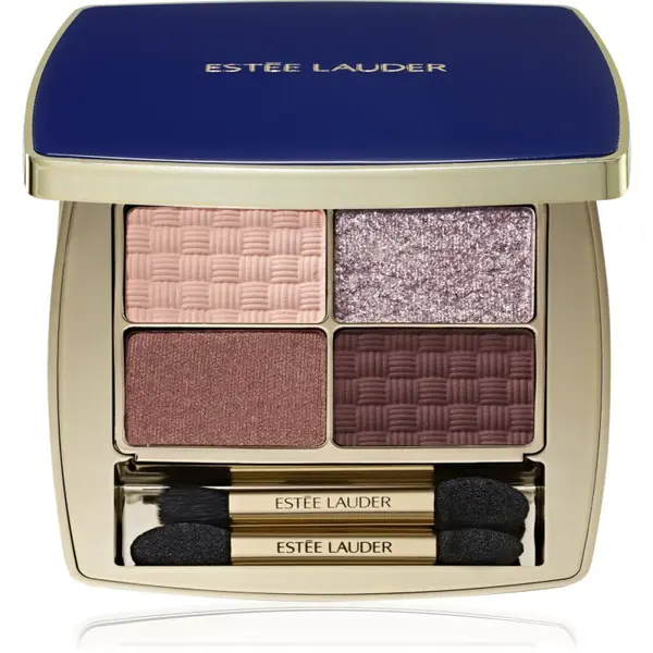 Estée Lauder Estée Lauder Pure Color The Essential Eyeshadow Quad paleta senčil za oči z aplikatorjem odtenek Power Brunch 4 g