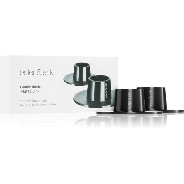 ester & erik ester & erik accessories matt black svečnik 2 kos