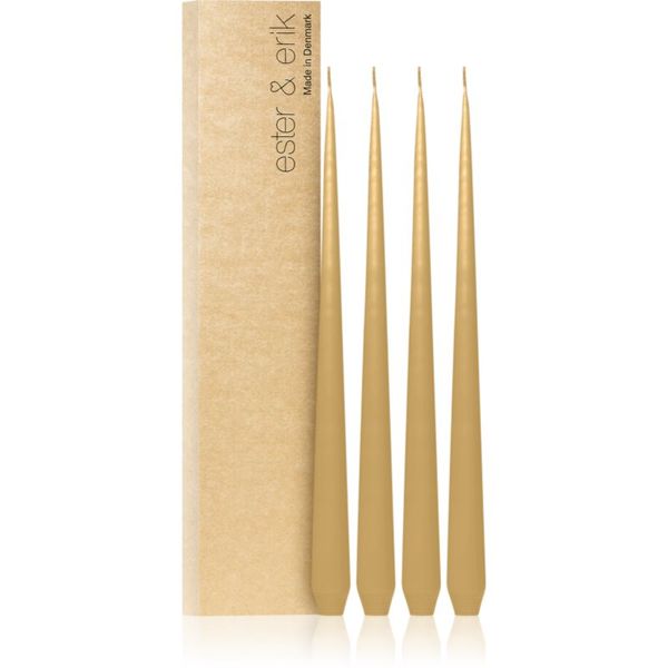 ester & erik ester & erik taper candle sunglow (no. 04) sveča 4x32 cm