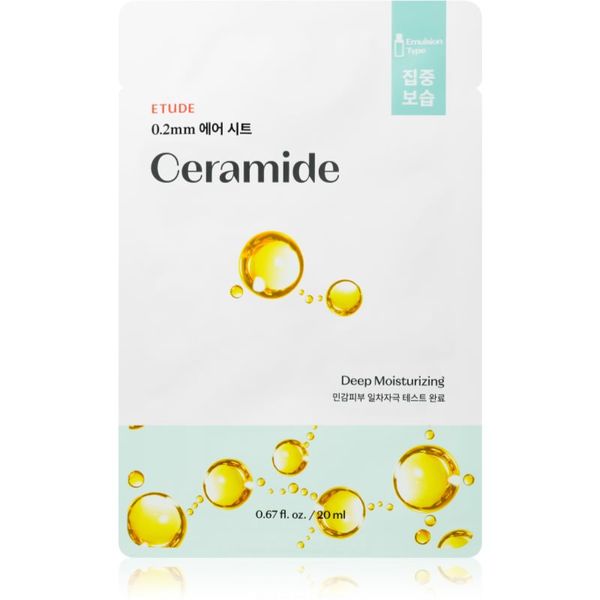 ETUDE ETUDE 0.2 Therapy Air Mask Ceramide vlažilna tekstilna maska za obnovo kožne pregrade   za obnovo kožne pregrade   20 ml